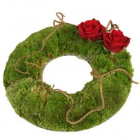 Mosskrans - Begravningskransar - Skicka begravning %city%