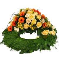 Värme och känsla - Begravningskrans - Begravningsblommor