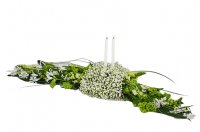 Ljusdekoration - Begravningsdekorationer - Skicka begravningsblommor %city%