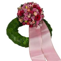 Romantisk - Begravningskransar - Skicka begravning %city%